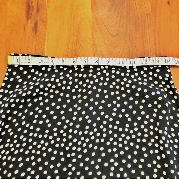 SUZY SHIER Gorgeous Polka Dots Boho  Pattern Cottagecore Summer Maxi Skirt.Small - Picture 8 of 13